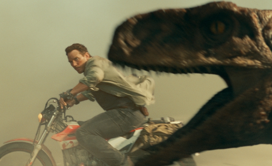 Chris Pratt as Owen Grady in JURASSIC WORLD DOMINION