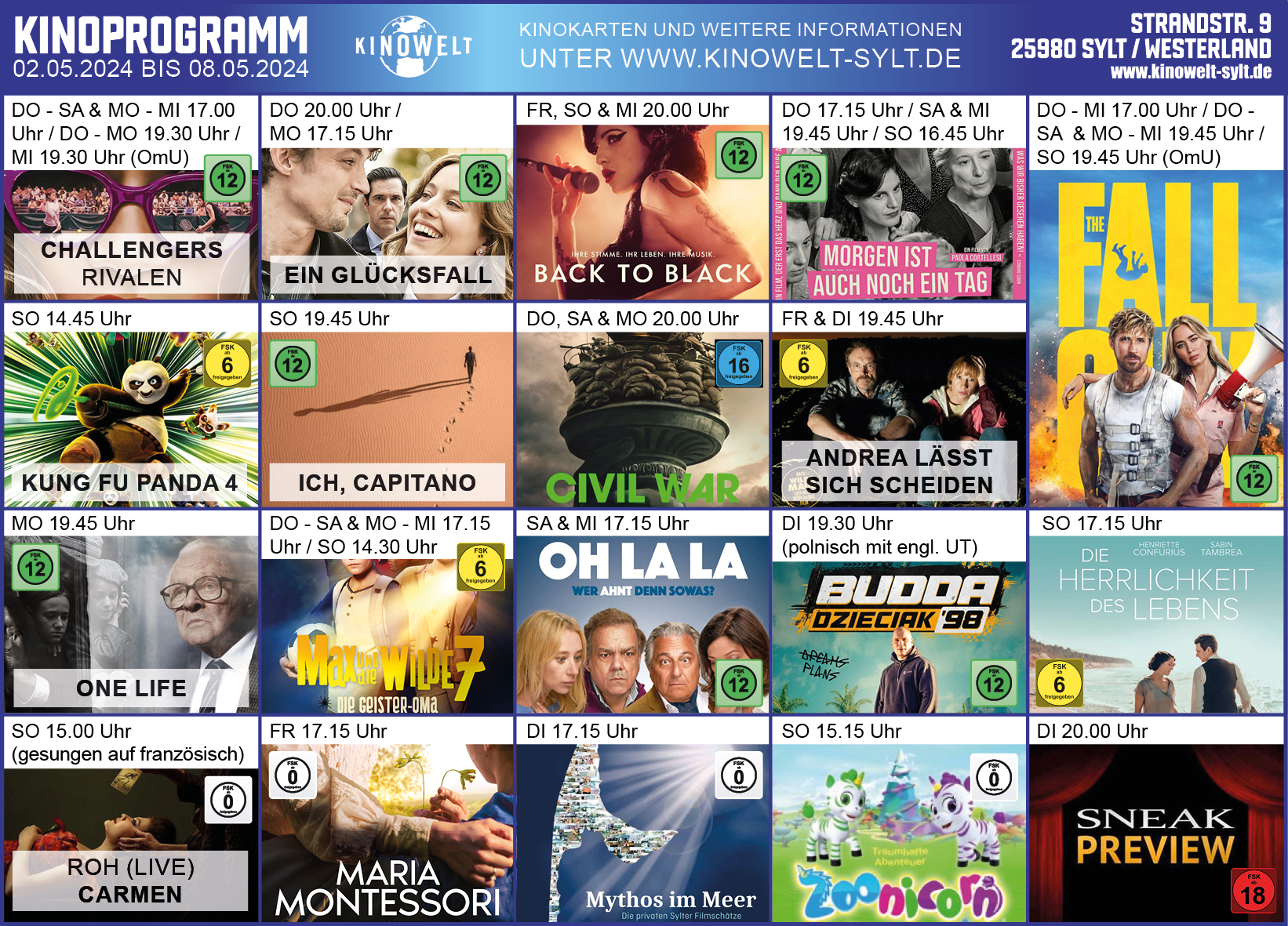 Luxus Sylt Kino Programm Bildernull