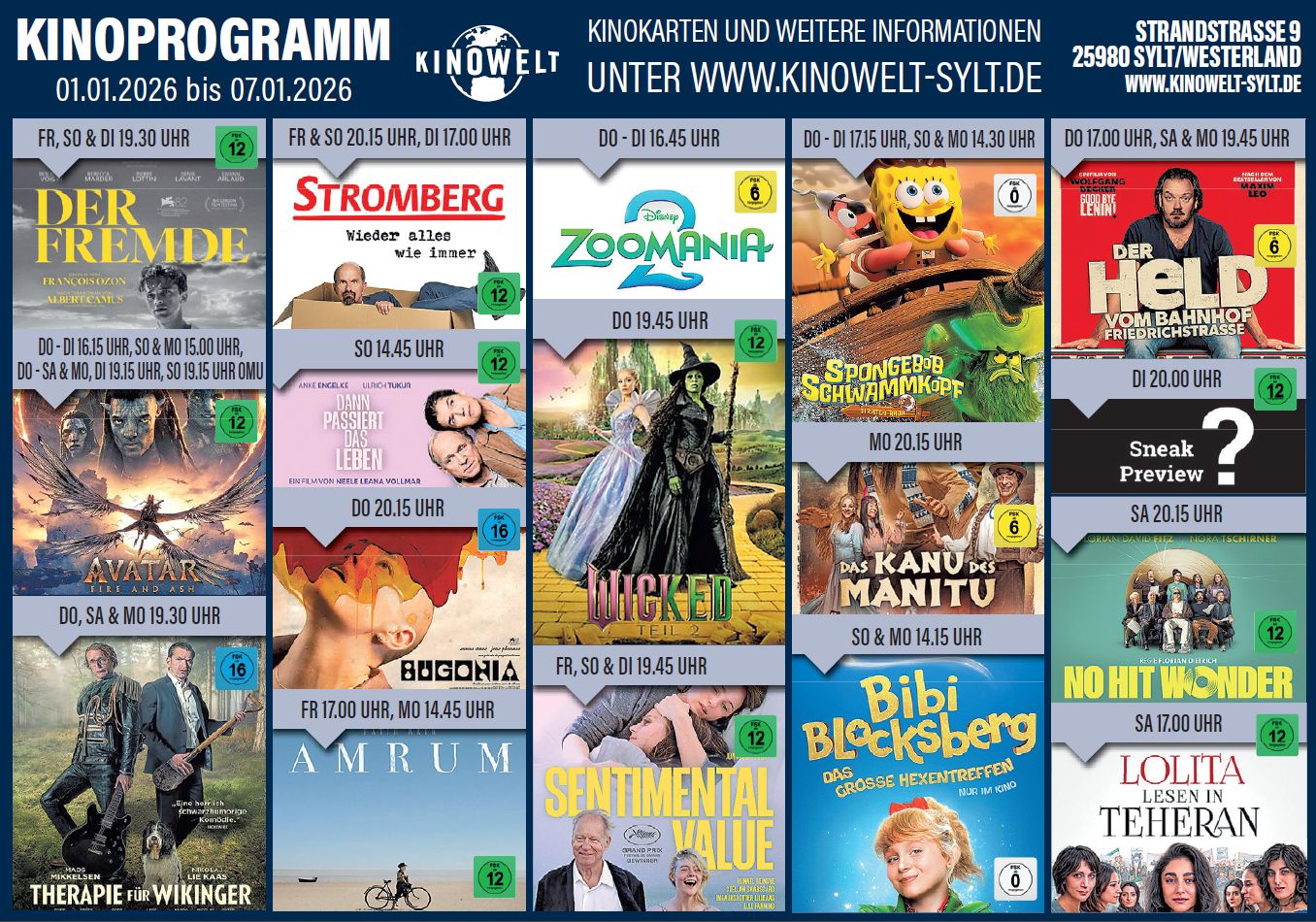 Kinoanzeige (01.01.-07.01.26)